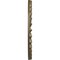 Ekena Millwork Shakuras Ceiling Medallion (For Canopies up to 5"), Hnd-Painted Mississippi Mud, 19 3/4"OD x 1 3/8"P CM20SHMMF - alternate 3